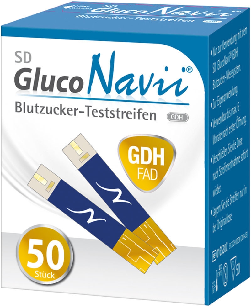 Gluco Navii GDH Blutzucker-TS 50 Stück Gluco Navii GDH Blutzucker-TS 50 Stück