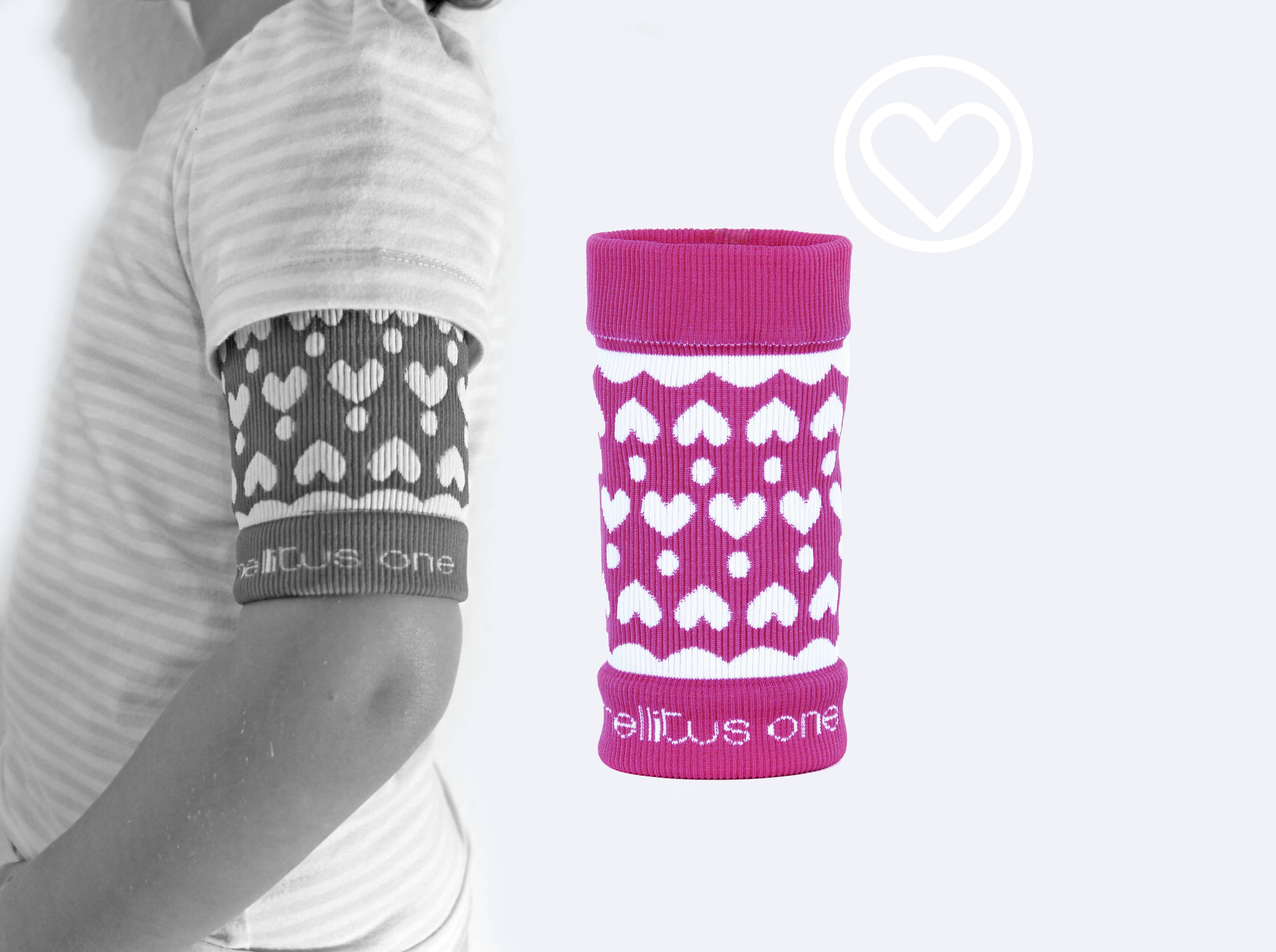 Junior Arm Guard XS 17-19cm Herz Junior Arm Guard XS 17-19cm Herz