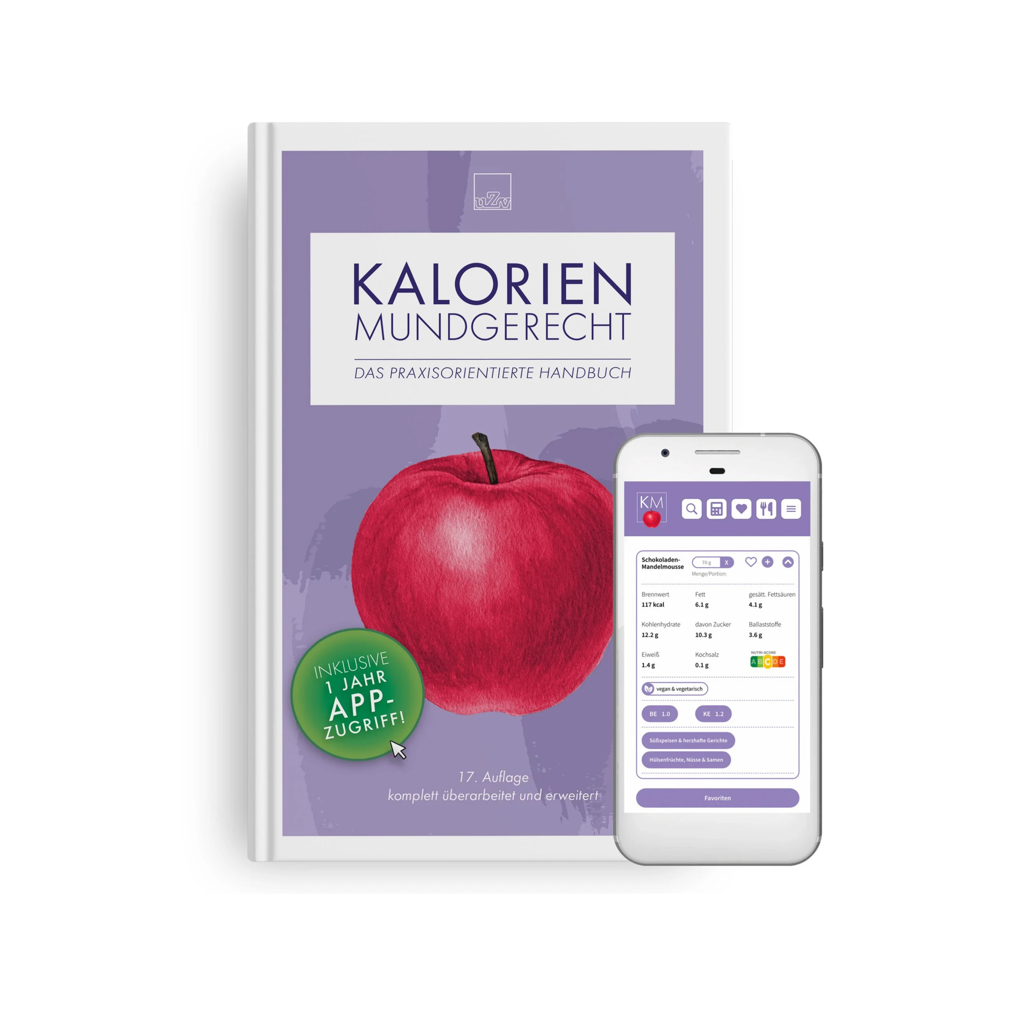 Kalorien mundgerecht 17. Auflage inkl. App-Zugriff