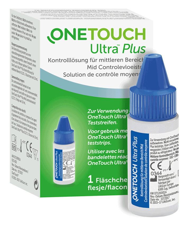 OneTouch Ultra Plus Kontrolllösung mittel 3,8ml