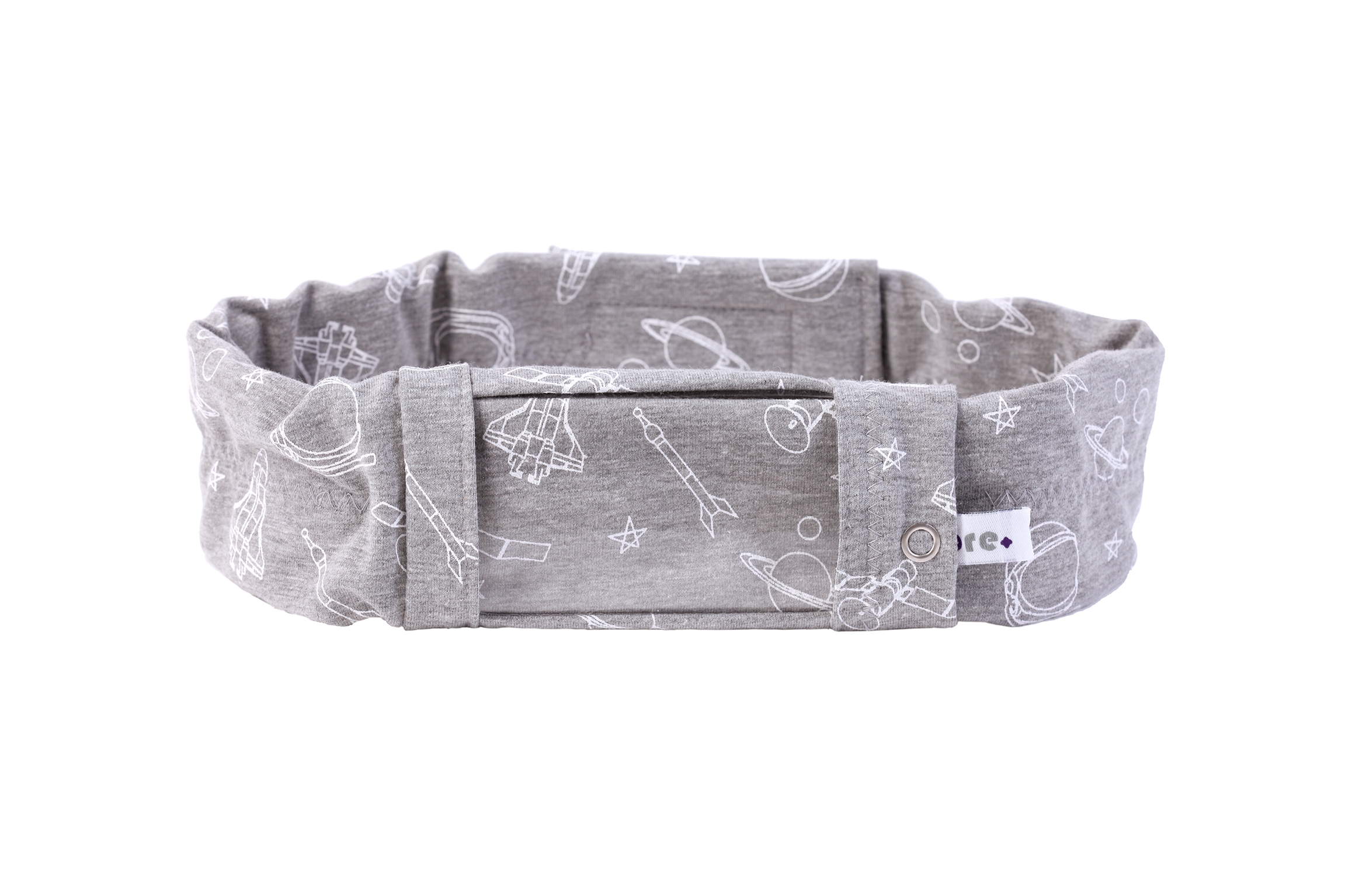bre.parat Sportband mit Sichtfenster Weltall grau 65-69cm bre.parat Sportband mit Sichtfenster Weltall grau 65-69cm