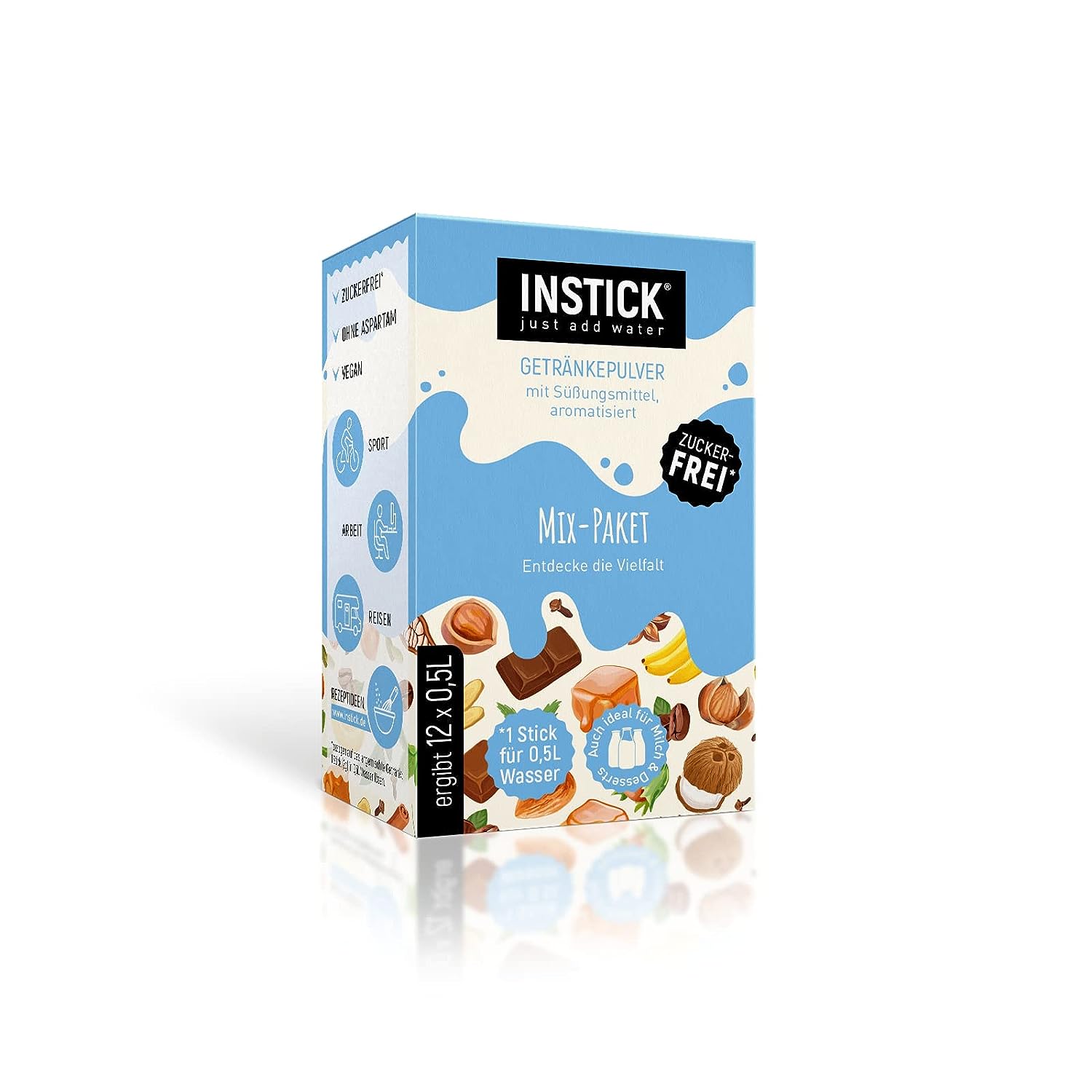 INSTICK Mix-Paket 2g Milchsorten 12 Stück