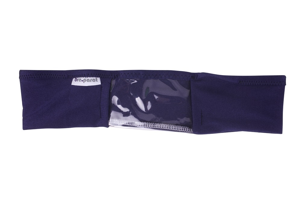 bre.parat Bauchband mit Sichtfenster dunkelblau 75-80cm bre.parat Bauchband mit Sichtfenster dunkelblau 75-80cm