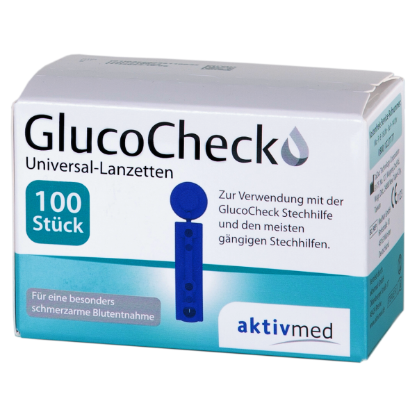 GlucoCheck Universal Lanzetten 30G 100 Stück