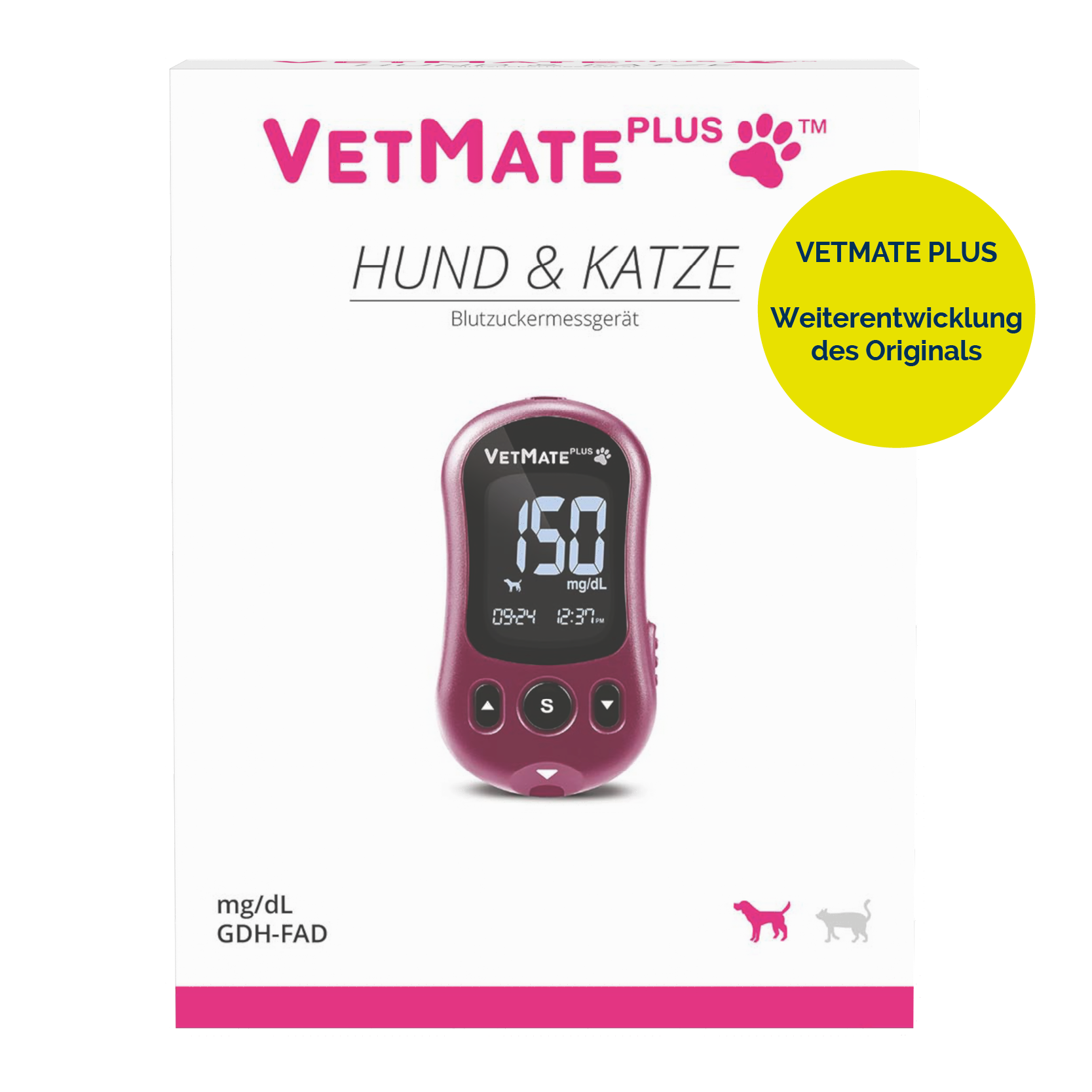 Vetmate Injection VetMate PLUS Blutzuckermessgerät mg/dl eco | 50100109