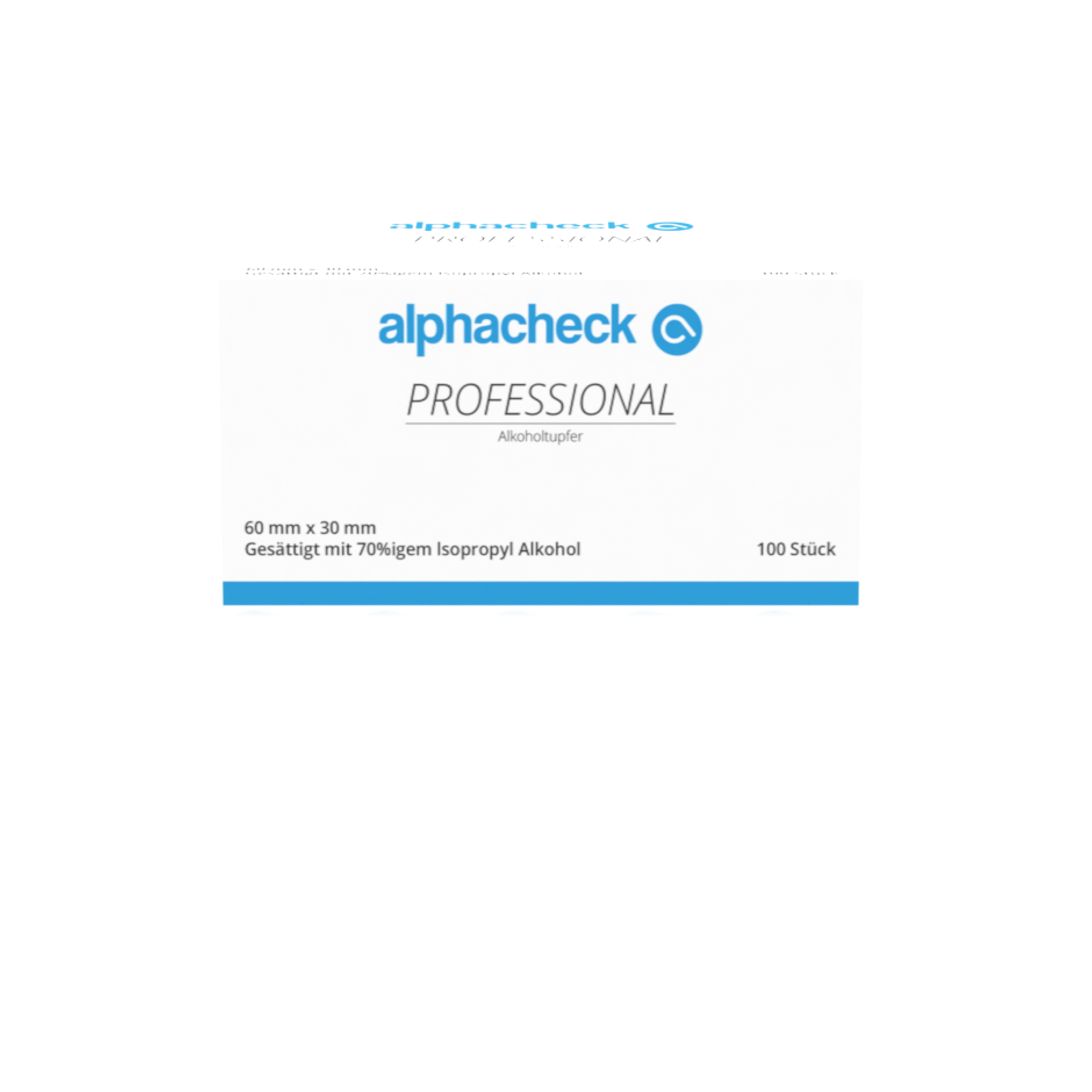 alphacheck professional Alkoholtupfer 3 x 6 cm 100 Stück