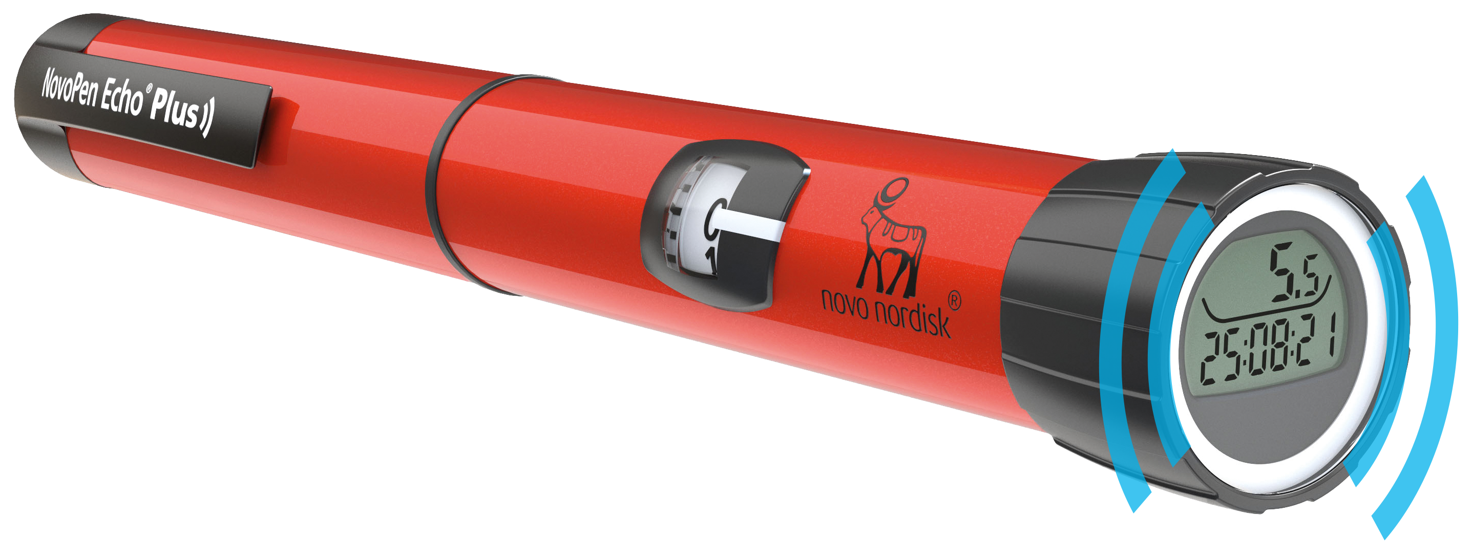 NovoPen Echo Plus Injektionsgerät rot NovoPen Echo Plus Injektionsgerät rot
