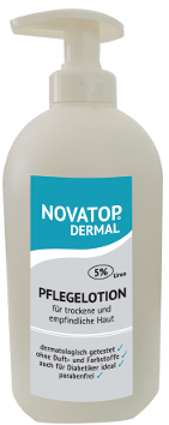 Novatop Dermal Pflegecreme 5% Urea 500ml