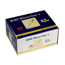 BD Micro-Fine+ U40 0,5ml 8mm 100 Stück BD Micro-Fine+ U40 0,5ml 8mm 100 Stück