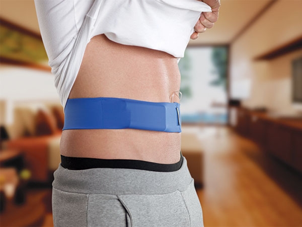 MiniMed Diabete-ezy Bauchgurt blau Größe XL MiniMed Diabete-ezy Bauchgurt blau Größe XL