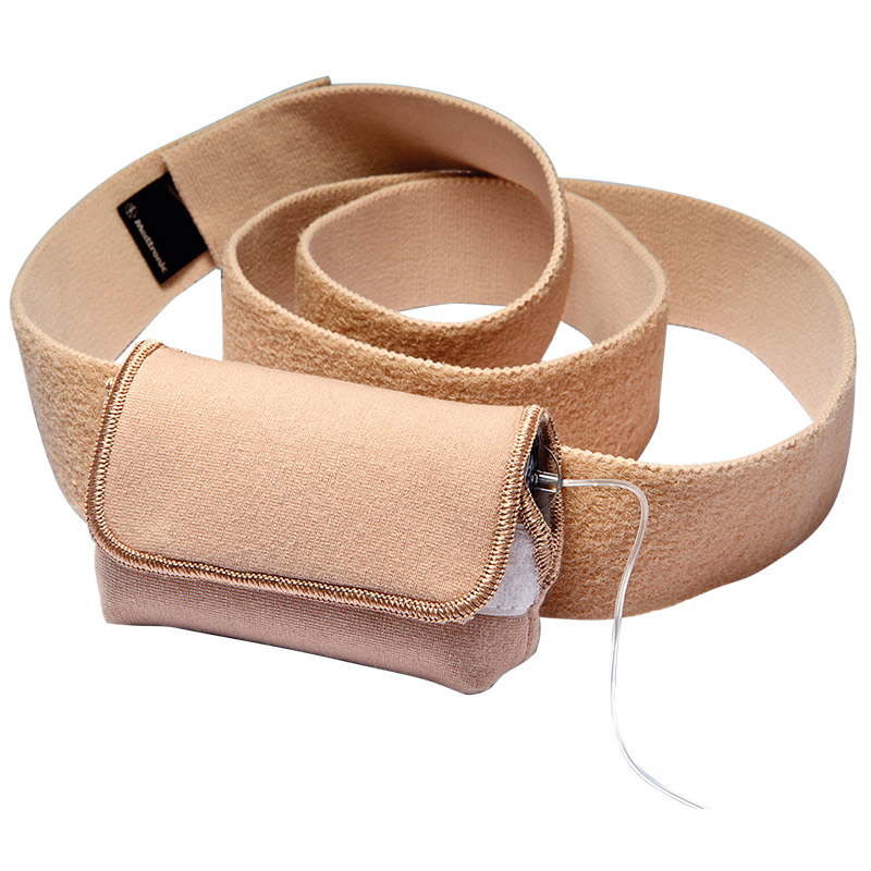 MiniMed Bauchgurt mit Bauchtasche beige MiniMed Bauchgurt mit Bauchtasche beige