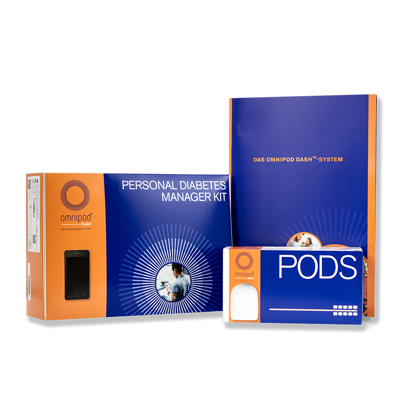Omnipod DASH System Starter Set mg/dl (neu) + 10 Pods Omnipod DASH System Starter Set mg/dl (neu) + 10 Pods
