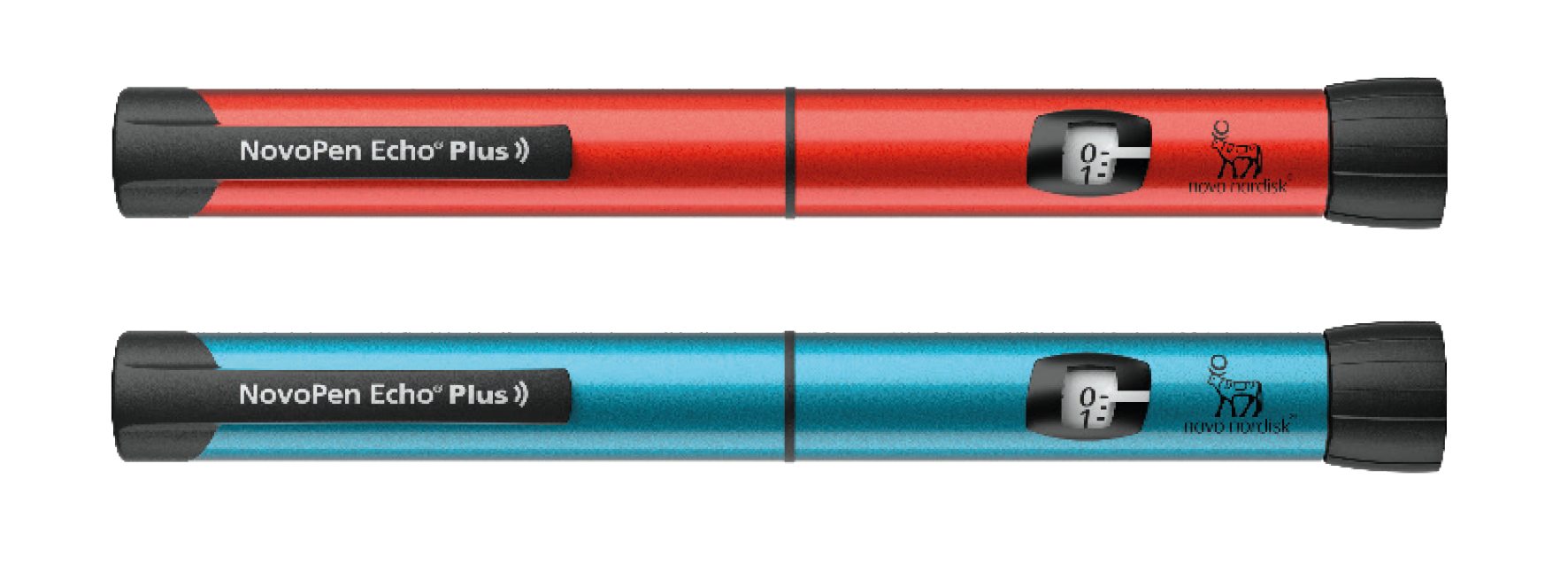 NovoPen Echo Plus Injektionsgerät blau