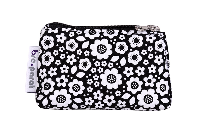 bre.parat Pumpentasche Blumen schwarz bre.parat Pumpentasche Blumen schwarz