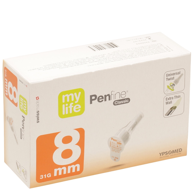 mylife Penfine Classic 31G 8mm 100 Stück mylife Penfine Classic 31G 8mm 100 Stück