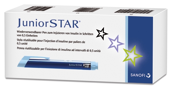 JuniorSTAR Injektionsgerät blau JuniorSTAR Injektionsgerät blau