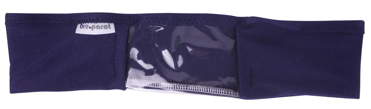 bre.parat Bauchband mit Sichtfenster dunkelblau 55-59cm bre.parat Bauchband mit Sichtfenster dunkelblau 55-59cm