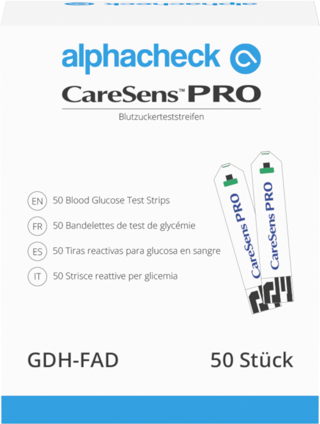 alphacheck CareSens Pro Blutzucker-TS 50 Stück
