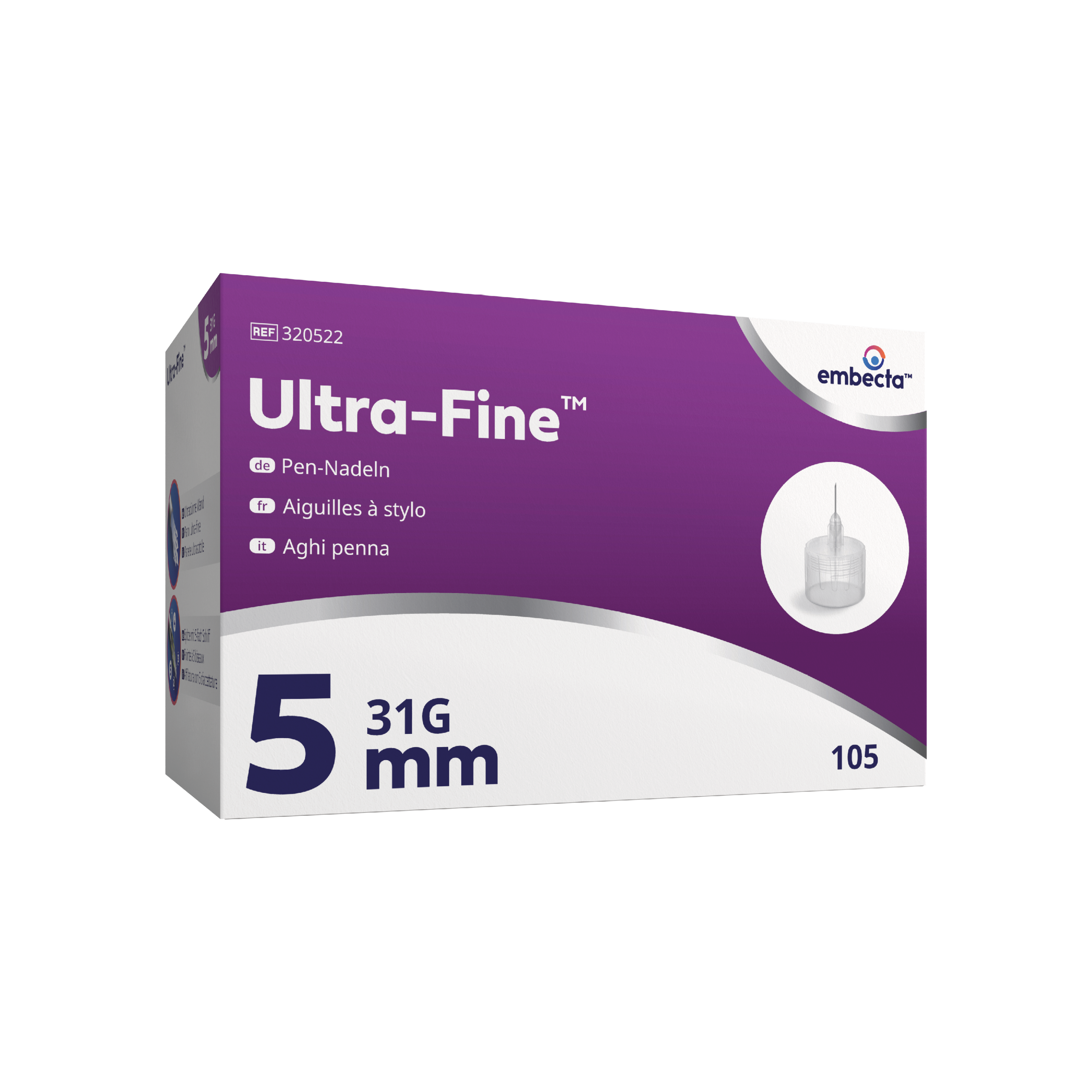Ultra-Fine 5 mm 31G 105 Stück