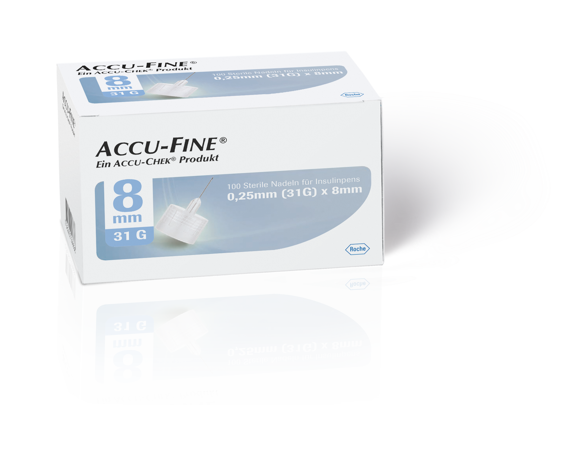 Accu-Fine Pen-Nadeln 31G 8mm 100 Stück Accu-Fine Pen-Nadeln 31G 8mm 100 Stück