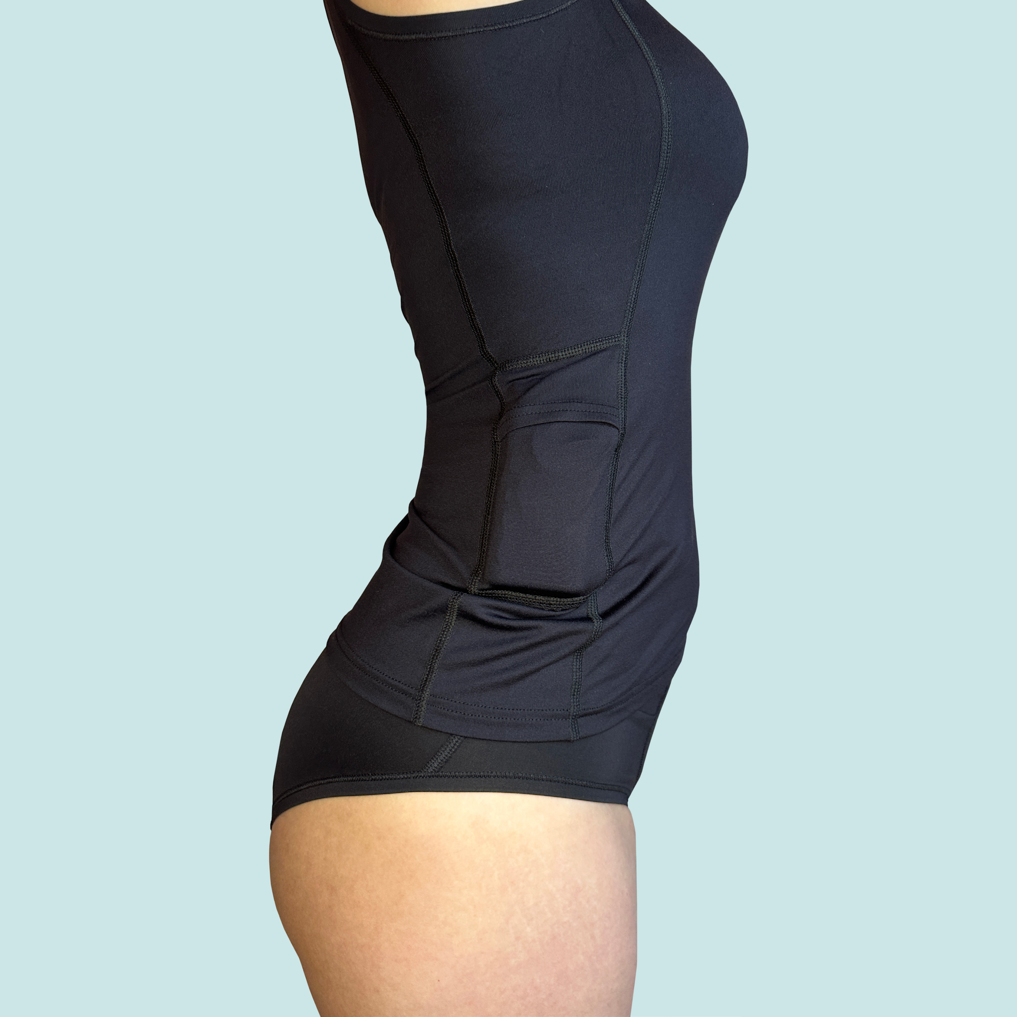 Diacé 2-Wege-Hemd mit Taschen schwarz XL