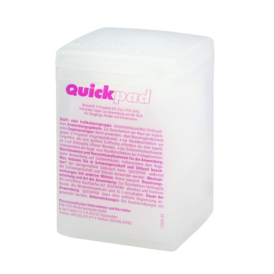 QuickPad Alkoholtupfer in Spenderbox 150 Stück